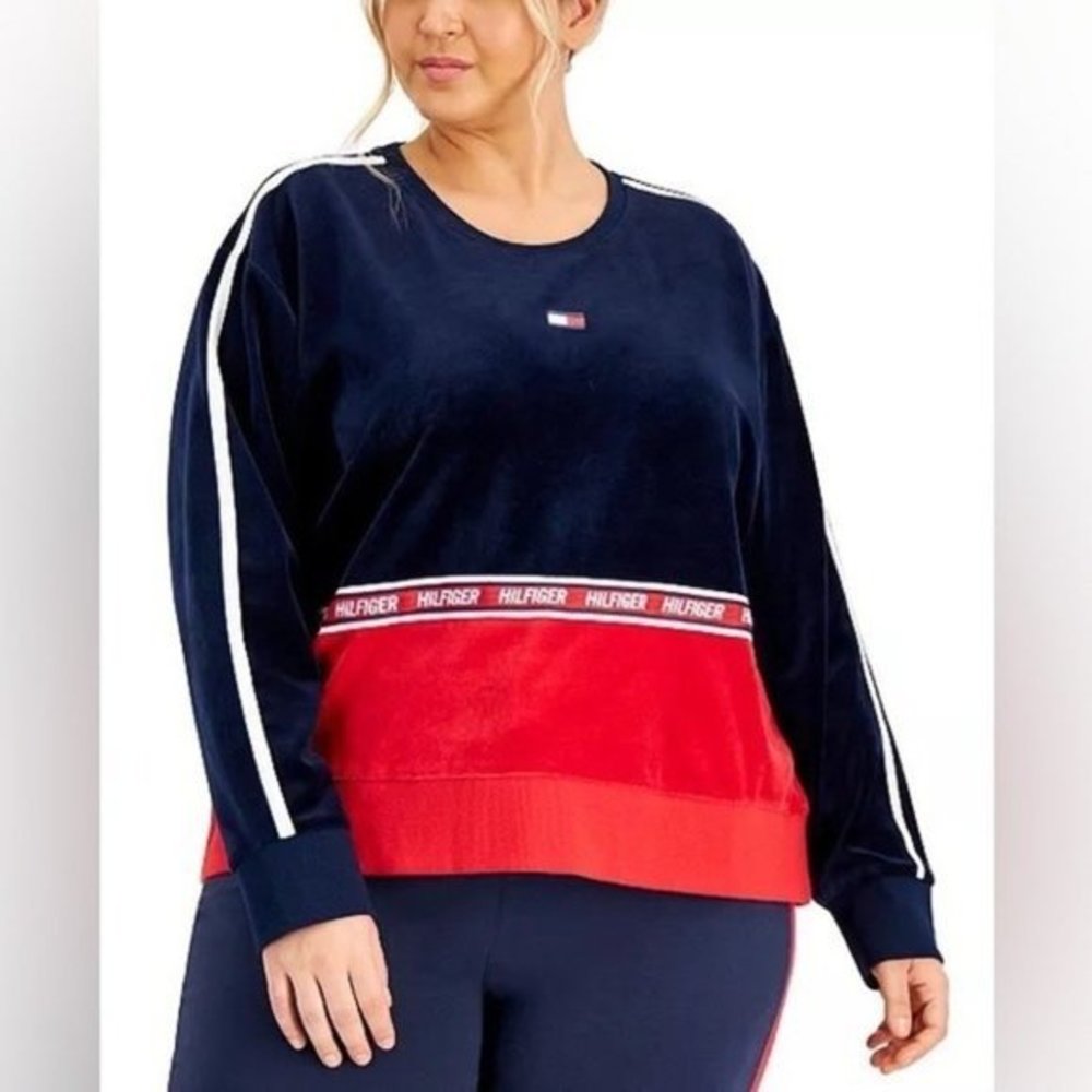 Tommy Hilfiger sport color block NWT sweatshirt size 2X